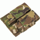 Elite Survival Systems MOLLE Double Pistol Mag Pouch, MultiCam, ME120-M