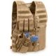 Elite Survival Systems MVP Director Tactical Holster Vest, Left Hand Holster, Coyote Tan, MVP030101-T