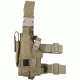 Elite Survival Systems Tactical Thigh Holster w/ Light Left Hand, Coyote Tan 7676-T-LH
