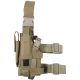 Elite Survival Systems Tactical Thigh Holster, Left Hand, Tan, 7676-T-LH