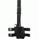 Elite Survival Systems Thigh Holster, Left, Black 7677LH