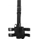 Elite Survival Systems Tactical Thigh Holster, Left Hand, Black, 7676-B-LH