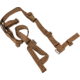 Elite Survival Systems Universal 3 Point Tactical Sling, Coyote Tan, Universal, QTS-U-T