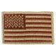 Elite Survival Systems US Flag Patches, Standard Orientation, 3.5in x 2in, Coyote/FDE, ID-US-105
