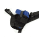 Elite Survival Systems Warden Ballistic Nylon Chest Holster, 2RDO, Right Hand, Black 7105-2RDO-RH