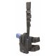 Elite Survival Systems Tactical Thigh Holster, Right Hand, Black, 7671-B-RH
