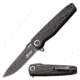 Elite Tactical Readiness Spring Assisted Knife, 3.5 in, 8Cr13 Stainless Steel, Drop Point, Not Serrated, Black, ET-A001BK