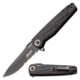 Elite Tactical Readiness Spring Assisted Knife, 3.5 in, 8Cr13 Stainless Steel, Drop Point, Serrated, Black, ET-A001BKS