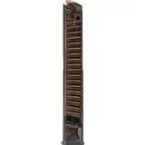 Elite Tactical Systems Carbon Smoke Series Glock 17/18/19/26/34/45 9mm Luger 40 Round Pistol Magazine