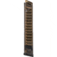 Elite Tactical Systems Carbon Smoke Series Glock 22/23/24/27/35 Pistol Magazine, .40 S&amp;W, 30 Round, Carbon Smoke, 1 Pack, Polymer, SMK-GLK-22-210-30RD