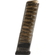 Elite Tactical Systems Carbon Smoke Series Glock 43 Pistol Magazine, 9mm Luger, 12 Round, Carbon Smoke, 1 Pack, Polymer, SMK-GLK-43-12-12RD