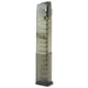 Elite Tactical Systems Carbon Smoke Series Glock Gen2 17/18/19/26/34/45 9mm 32 Round Pistol Magazine, Carbon Smoke, SMK-GLK-18G2-332RD