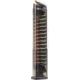 Elite Tactical Systems Carbon Smoke Series Glock Gen2 17/18/19/26/34/45 9mm 32 Round Pistol Magazine, Carbon Smoke, SMK-GLK-18G2-332RD