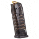Elite Tactical Systems Pistol Magazine, Glock 19/19x/26, 9mm, 10-Round, Carbon Smoke, SMK-GLK-19-10-10RD
