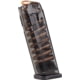 Elite Tactical Systems Carbon Smoke Series Glock 17/18/19/26/34/45 9mm Luger 17 Round Pistol Magazine