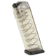 Elite Tactical Systems GLK17 Pistol Mags 17rd 9mm Luger Compatible w/ Glock 17/18/19/26/45/34 Clear Polymer, Polymer, GLK17-17RD