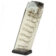Elite Tactical Systems Glock 17/18/19/19x/26/34/45/49, 9mm Luger, 17 Round Pistol Magazine, Clear, 1 Pack, GLK-17