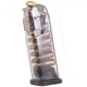 Elite Tactical Systems Glock 26/19 15 Pistol Magazine, 9mm Luger, 15 Round, Clear, 1 Pack, Polymer, GLK-19-15RD