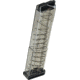 Elite Tactical Systems Glock 43 Pistol Magazine, 9mm Luger, 12 Round, Clear, 1 Pack, Polymer, GLK-43-12-12RD
