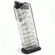 Elite Tactical Systems Glock 43 Pistol Magazine, 9, Smoke, GLK-43-9-9RD