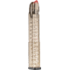 Elite Tactical Systems Omega Glock 17/18/19/26/34/45 9mm 30 Round Pistol Magazine, Extended, OMG-GLK-18-30RD