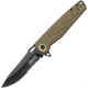 Elite Tactical Readiness Spring Assisted Knife, 3.5 in, 8Cr13 Stainless Steel, Drop Point, Serrated, Tan, ET-A001TNS