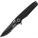 Elite Tactical Readiness Spring Assisted Knife, 3.5 in, 8Cr13 Stainless Steel, Drop Point, Serrated, Black, ET-A001BKS