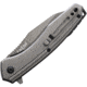 ElitEdge A/O Ti Gray Folding Knife, 4.75in Closed, 3.75in Gray Titanium Coated 420 Stainless Blade, Gray Titanium Stainless Handle, 10-A82HGY