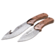 Elk Ridge 2 Set Fixed Blade Knife, 3.75 in, 3Cr13 Stainless Steel Stainless Steel, Gut Hook/Drop Point, Brown, ER-200-10BR