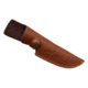 Elk Ridge Drop Point Fixed Blade Knife, 4 in, 3Cr13 Stainless Steel Stainless Steel, Zebra Wood, ER-200-03D