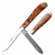 Elk Ridge ER-954BR Manual Folding Knife, 3in, 3CR13 Stainless Steel, Spey, Steel Blade, Nickle/Resin, ER-954BR