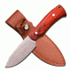 Elk Ridge Fixed Blade, 7.5in, Stainless Steel Blade, Brown Wood Handle ER-551LW