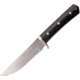 Elk Ridge Fixed Blade Knife, 5 mirror finish 3Cr13 stainless blade, Black polished pakkawood handle, ER-200-24BK