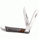 Elk Ridge Folding Blade, 2.75in, Stainless Steel Blade, Black And Natural Wood Handle ER-220MMP
