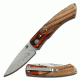 Elk Ridge Folding Blade, 2.75in, Stainless Steel Blade, Two Tone Pakkawood Handle ER-301