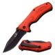 Elk Ridge Folding Blade, 2.9in, Stainless Steel Blade, Red Color Wood Handle, ER-A013RW