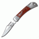 Elk Ridge Folding Blade, 2in, Stainless Steel Blade, Brown Pakkawood Inlay Handle ER-124W