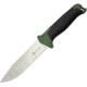 Elk Ridge Frontier Fixed Blade Green Knife, 5.5 satin finish 8Cr13MoV stainless blade, Green nylon handle with black rubber overmold., ER-APFIX001