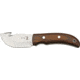 Elk Ridge Guthook Hunter Fixed Blade Knife, 2.75in, Guthook Blade, Brown Rich Grain Wood Handle ER108