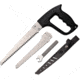 Elk Ridge Hand Saw Set, 8 in, 3Cr13 Stainless Steel Stainless Steel, Saw, Black, ER-SAW004BK