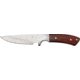 Elk Ridge Hunter Fixed Blade Knife, 4.375in, Stainless Blade, Brown Pakkawood Handle ER148