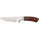 Elk Ridge Hunter Fixed Blade Knife, 4.375in, Stainless Blade, Brown Pakkawood Handle ER148