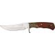 Elk Ridge Hunter Fixed Blade Knife, 5in, Stainless Blade, Burl Wood Handle ER085
