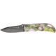 Elk Ridge Linerlock Green Folding Knife, 2.625in, Black Carbon Stainless Blade, Aluminum Handle Green Camo Onlay ER134CA
