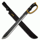 Elk Ridge Machete, 24.5in, Stainless Steel Blade, Orange And Black Injection Handle ER-279L