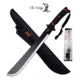 Elk Ridge Machete, Black/Orange, Double Injection Rubber Handle, Lifetime Limited Warranty, ELK-05382