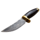 Elk Ridge Persian Fixed Blade Knife, 3.5 in, Damascus Steel, Brown, ER-050DM