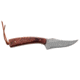 Elk Ridge Persian Fixed Blade Knife, 3 in, Damascus Steel, Brown, ER-299RDM