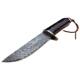 Elk Ridge Persian Fixed Blade Knife, 5 in, Damascus Steel, Brown, ER-200-24DM
