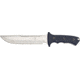 Elk Ridge Sawback Hunter Fixed Blade Knife, 7.375in, Stainless Sawback Blade, Black Composition Onlay Handle ER082